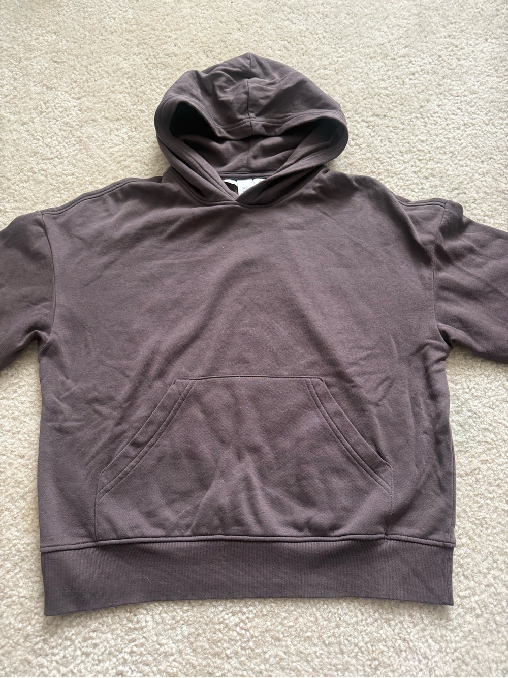 Men's Pullover Hoodie in Dark Brown